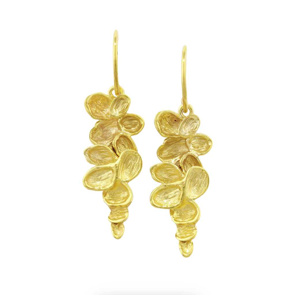 Falling Leaf Drop Earrings