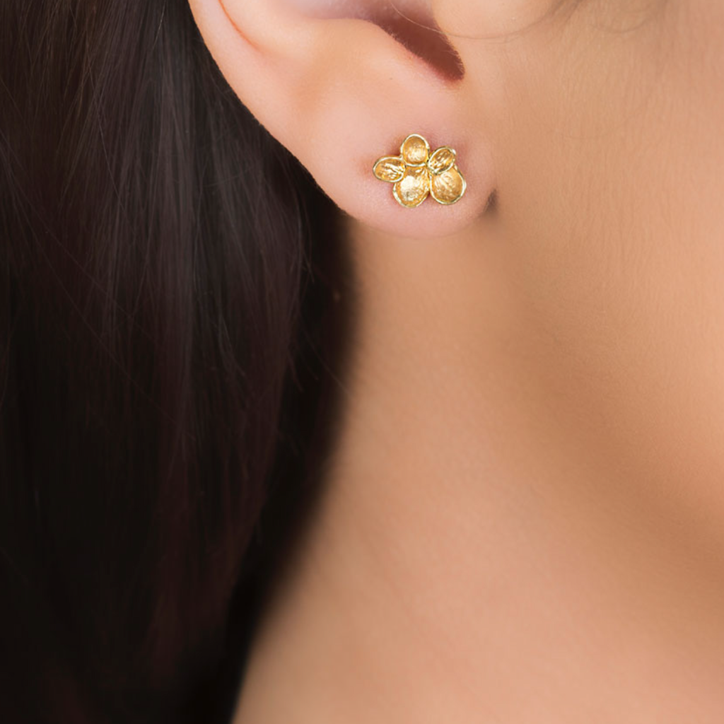 Falling Leaf Stud Earrings