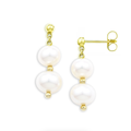 Graduated Pearl Drop Earrings