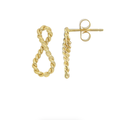 Infinity Twist Drop Earrings