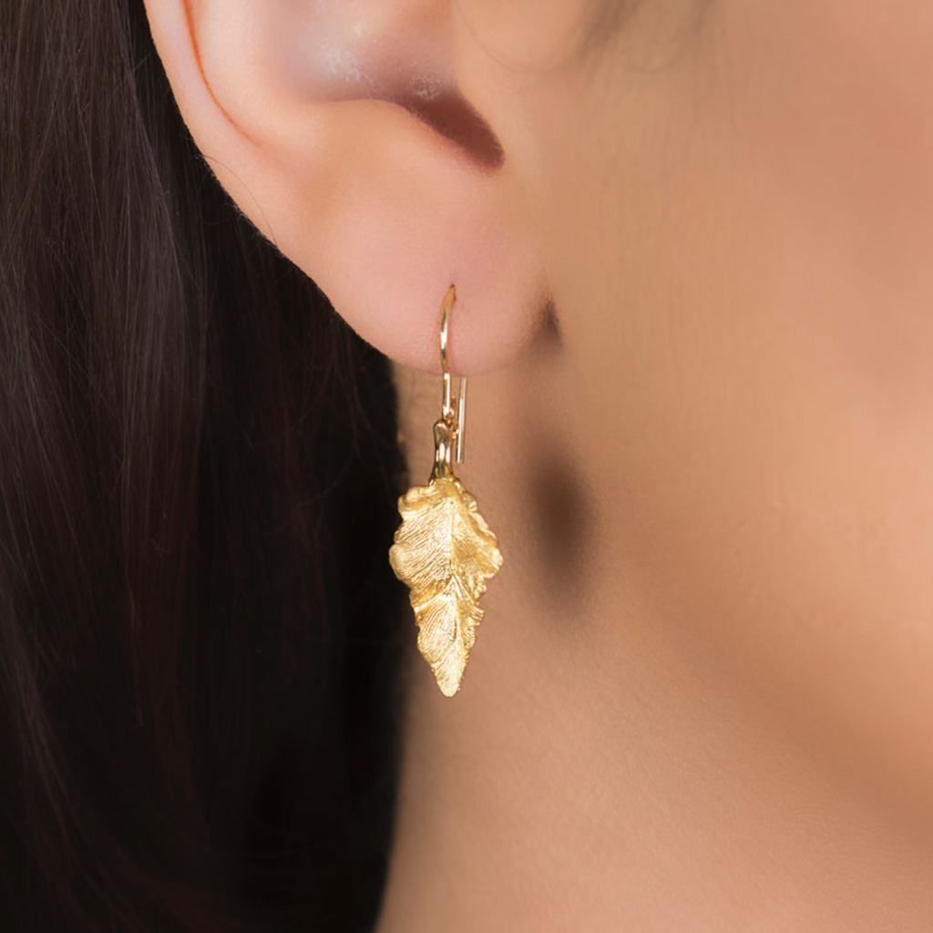 Leaf Drop Earrings