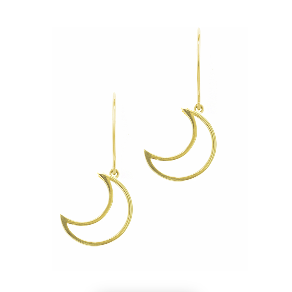 Moon Drop Earrings