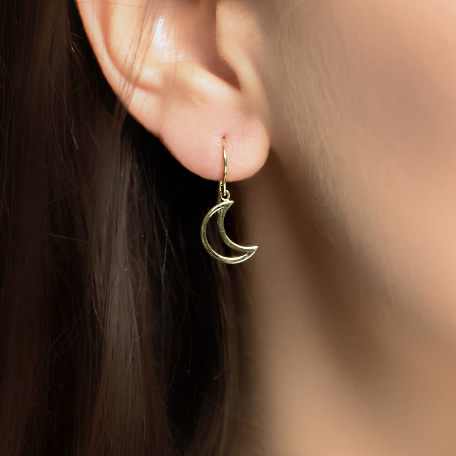 Moon Drop Earrings