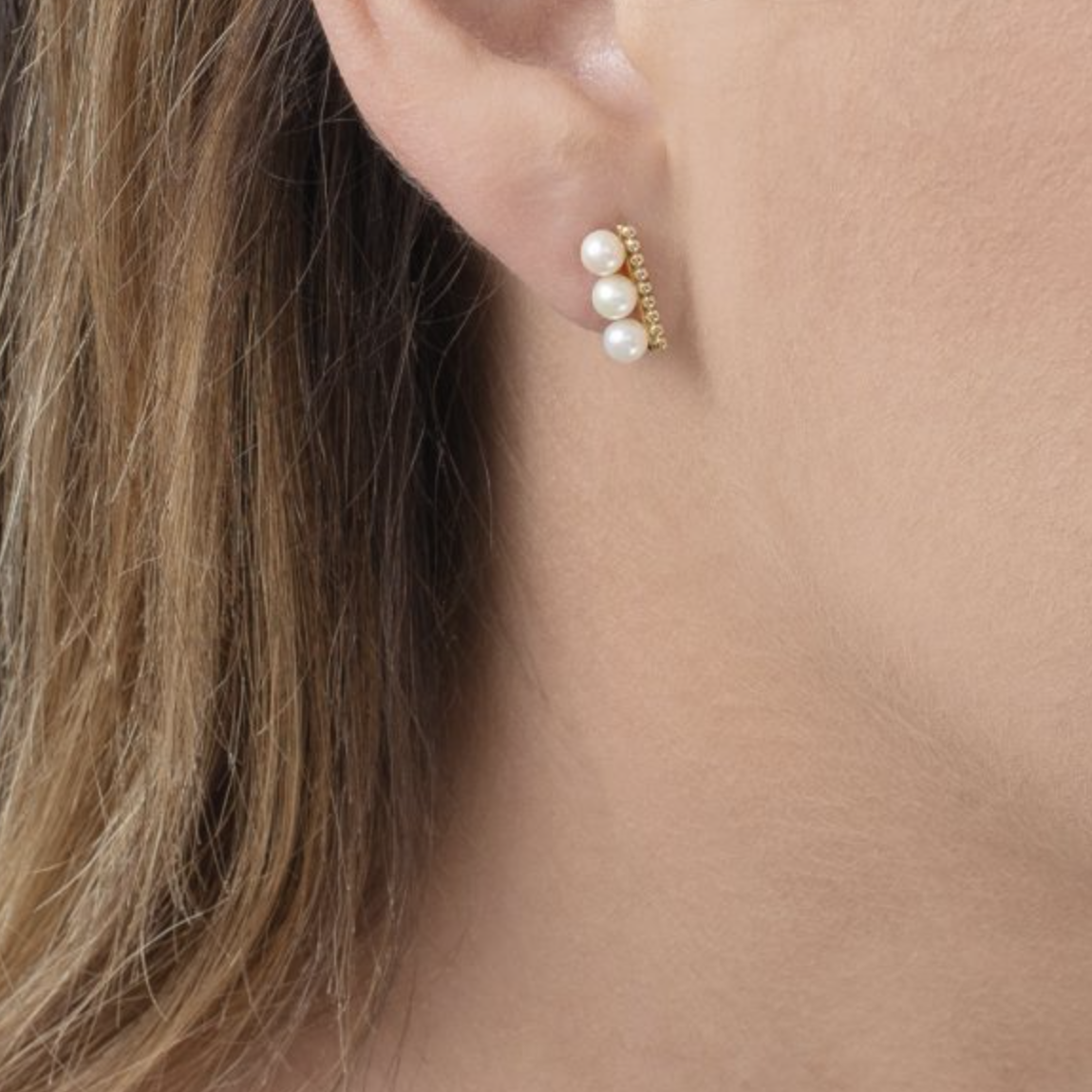 Pearl Stud Earrings